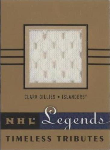 2001-02 Upper Deck Legends - Clark Gillies #TT-CG