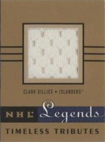 2001-02 Upper Deck Legends - Clark Gillies #TT-CG