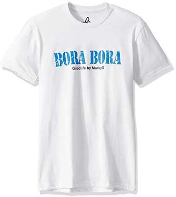 Marky G Apparel Mens 6410-borabora Bora Bora/White Size X-Large