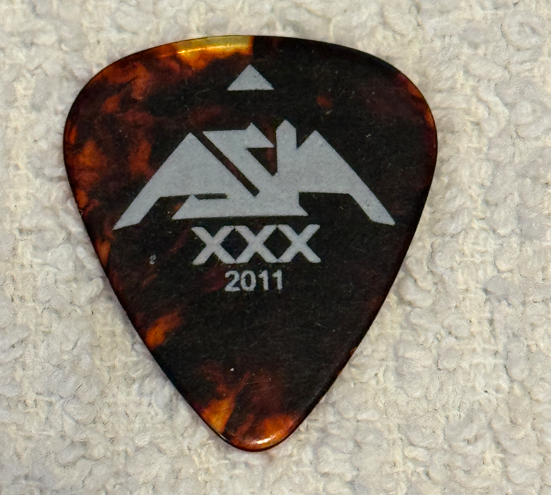 ASIA JOHN WETTON GUITAR PICK 2011 XXX 30th Anniversary TOUR