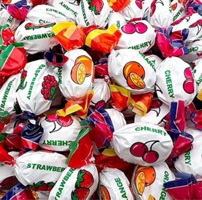 Funtasty Assorted Fruit Filled Hard Candy Bon Bons Bulk Pack 1.5 Lbs