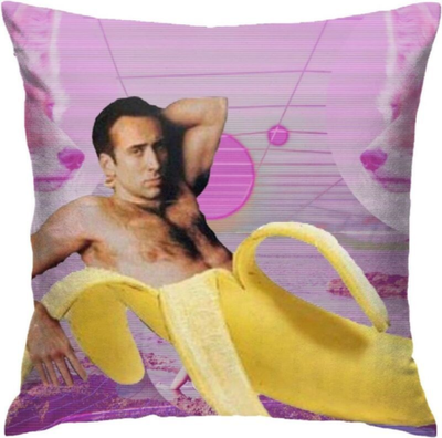 Nicholas cage top body pillow