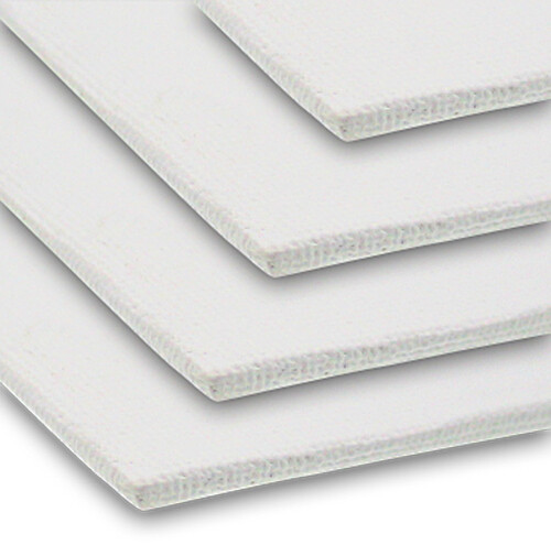 Bespannter Malkarton (40x40 cm) Baumwoll Malpappe Malplatte Maltuch Leinwand