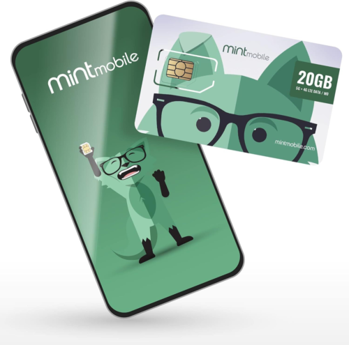 $25/mo. Mint Mobile Phone Plan with 20GB of 5G-4G LTE Data + Unlimited...