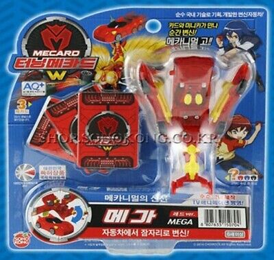 Turning Mecard MEGA Red Ver. Transformer Action Figure Toy Korean TV