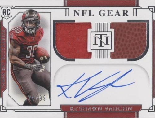 2020 Panini National Treasures Ke'Shawn Vaughn #RSC-KV