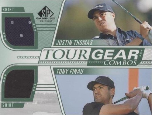 2021 SP Game Used - Justin Thomas Tony Finau #TG2-TF