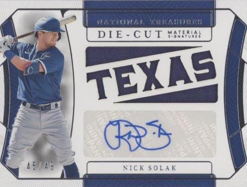 2022 Panini National Treasures - Nick Solak #DCMS-NS