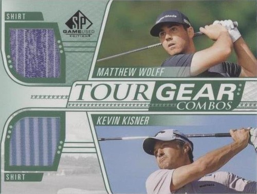 2021 SP Game Used - Kevin Kisner Matthew Wolff #TG2-KW