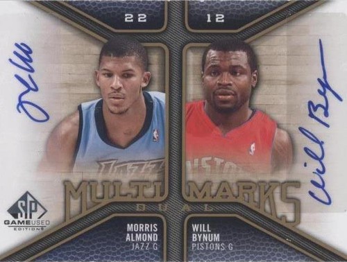 2009-10 SP Game Used - Morris Almond/Will Bynum #MD-DX