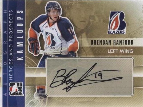 2011-12 In the Game Heroes and Prospects - Brendan Ranford #A-BRA