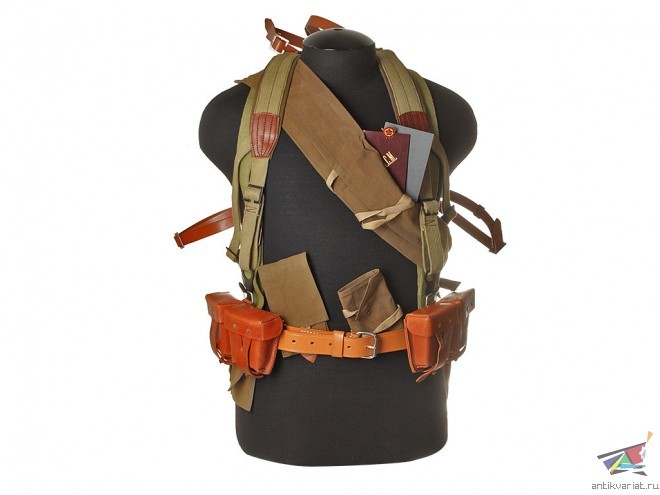 WWII Red Army USSR field infantry assault military equipment kit  NO BACKPACK