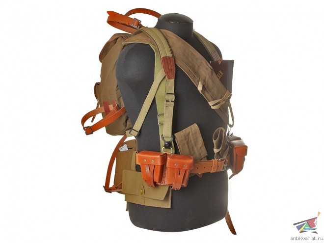 WWII Red Army USSR field infantry assault military equipment kit  NO BACKPACK