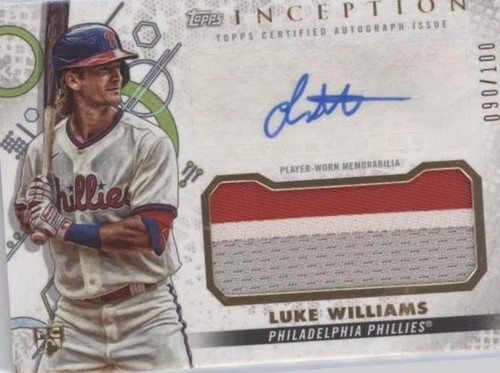2022 Topps Inception - Luke Williams #IAP-LW