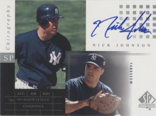 2000 SP Authentic - Nick Johnson #NJ