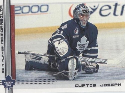 2000-01 In the Game Be A Player Memorabilia - Curtis Joseph #114