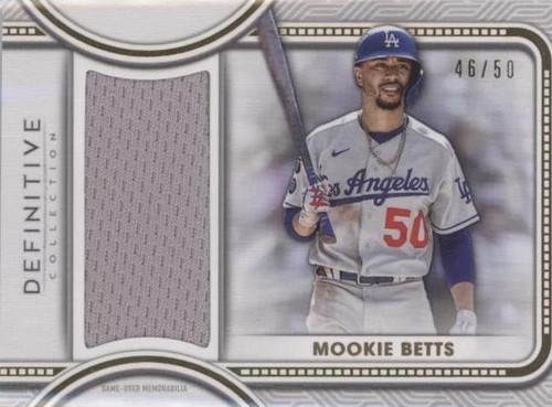 2022 Topps Definitive Collection - Mookie Betts #DJR-MBE