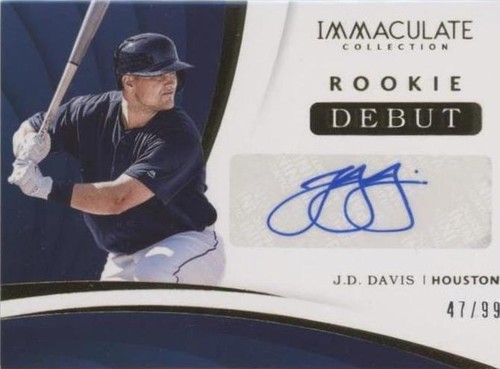 2018 Panini Immaculate Collection - J.D. Davis #RDS-JD