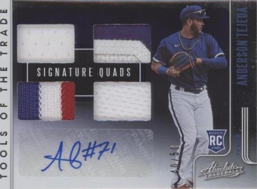 2021 Panini Absolute - Anderson Tejeda #RTT-AT