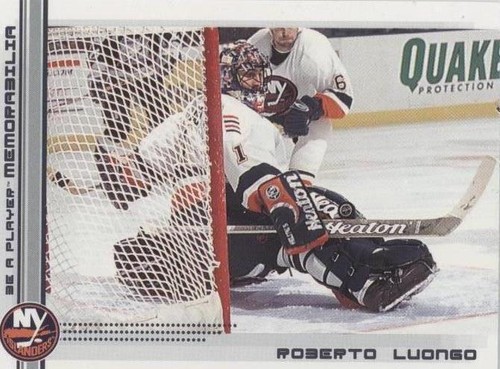2000-01 In the Game Be A Player Memorabilia - Roberto Luongo #163