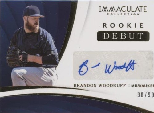 2018 Panini Immaculate Collection - Brandon Woodruff #RDS-BW