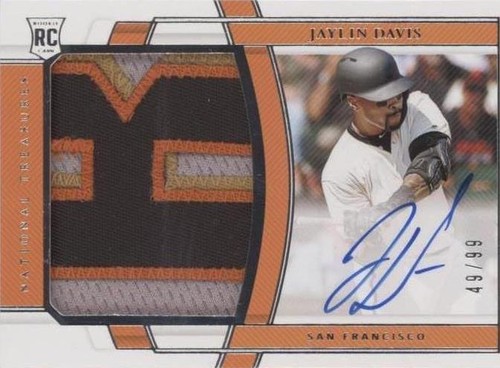 2020 Panini National Treasures - Jaylin Davis #187