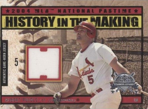 2004 Fleer National Pastime - Albert Pujols #HM-AP