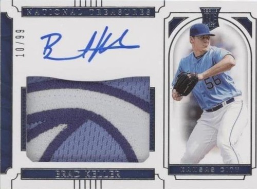 2019 Panini National Treasures - Brad Keller #21