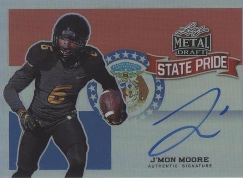 2018 Leaf Metal Draft J'Mon Moore #SP-JMM