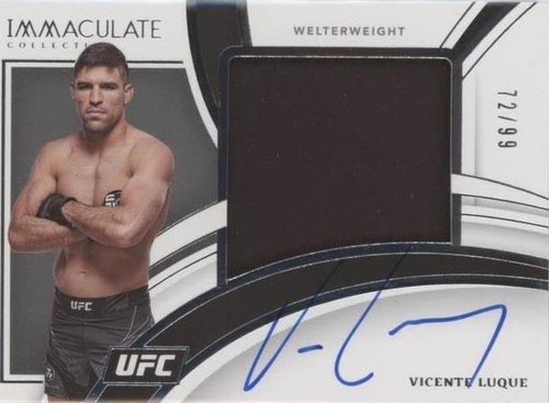 2022 Panini Immaculate Collection UFC - Vicente Luque #PA-VLQ
