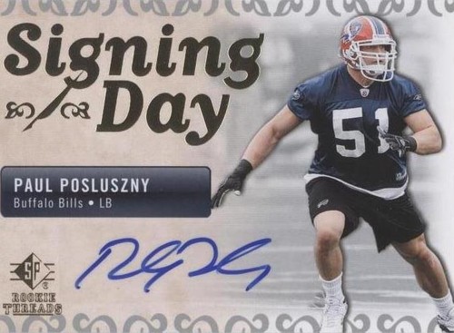 2007 SP Rookie Threads Paul Posluszny #SDA-PP