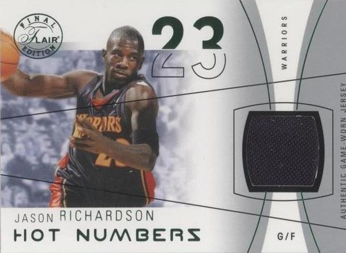 2003-04 Flair Final Edition - Jason Richardson #HN-JR