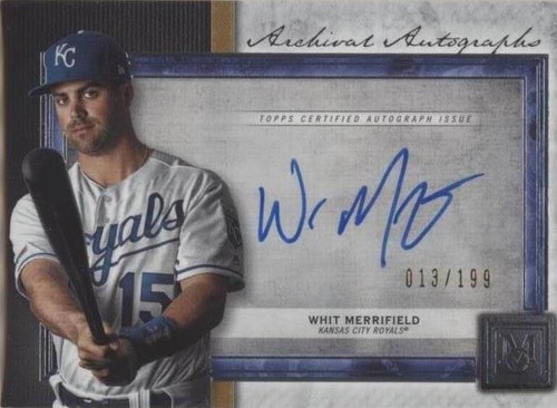 2020 Topps Museum Collection - Whit Merrifield #AA-WM