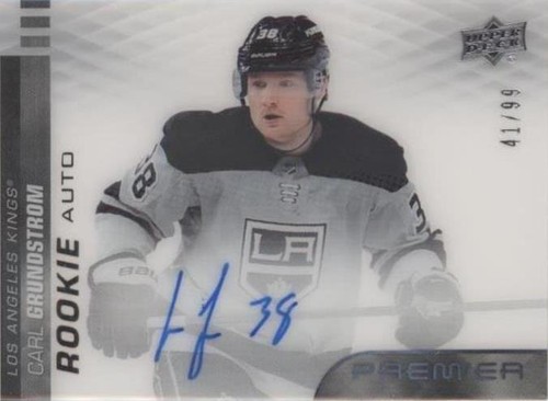 2019-20 Upper Deck Premier - Carl Grundstrom #AR-CG