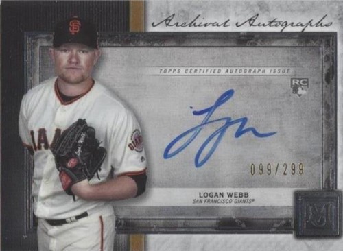 2020 Topps Museum Collection - Logan Webb #AA-LW