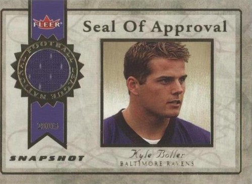 2003 Fleer Snapshot Kyle Boller #SA-KB