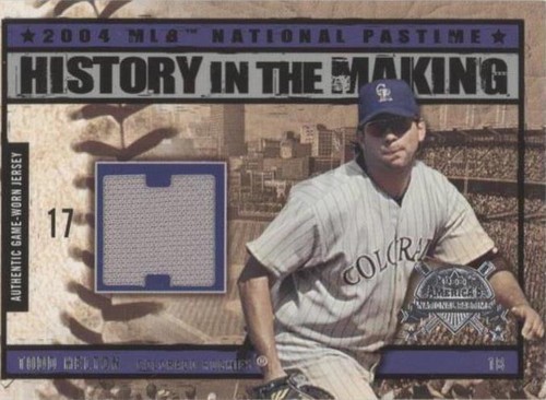 2004 Fleer National Pastime - Todd Helton #HM-TH