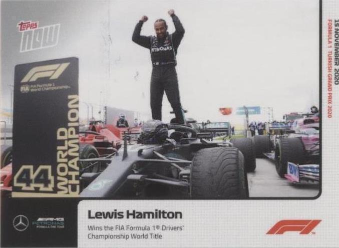 2020 Topps Now F1 - Lewis Hamilton #013