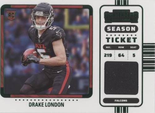 2022 Panini Contenders Drake London #RSV-DLO