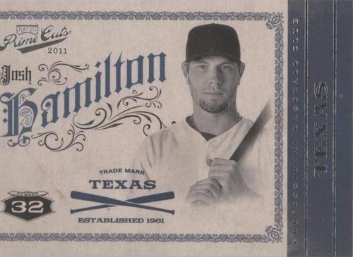 2011 Playoff Prime Cuts - Josh Hamilton #24