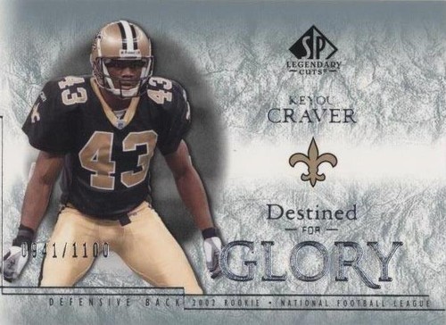 2002 SP Legendary Cuts Keyuo Craver #180