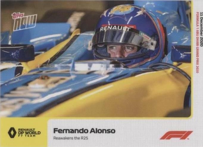 2020 Topps Now F1 - Fernando Alonso #025