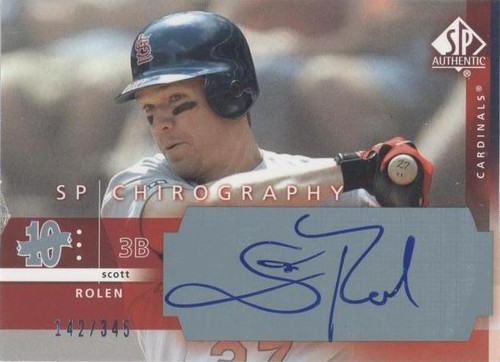 2003 SP Authentic - Scott Rolen #RO