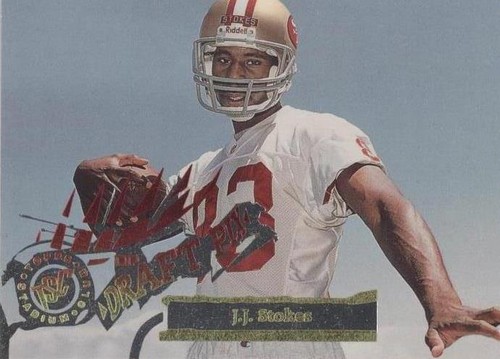 1995 Topps Stadium Club J.J. Stokes #D218