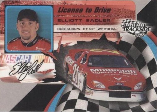 2002 Press Pass Trackside - Elliott Sadler #LD 28