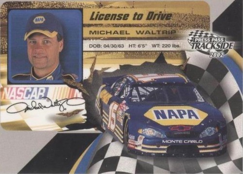 2002 Press Pass Trackside - Michael Waltrip #LD 35
