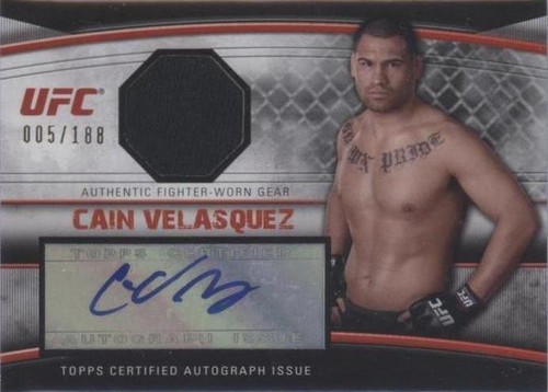 2010 Topps UFC Knockout - Cain Velasquez #AFG-CV
