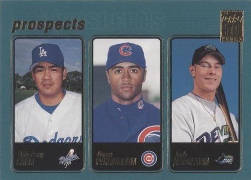 2001 Topps - Chin-Feng Chen Corey Patterson Josh Hamilton #362