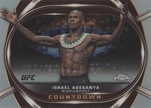 2024 Topps Chrome UFC - Israel Adesanya #COU-23