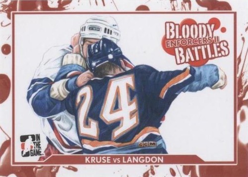 2013-14 In the Game Enforcers II - Darren Langdon Paul Kruse #178
